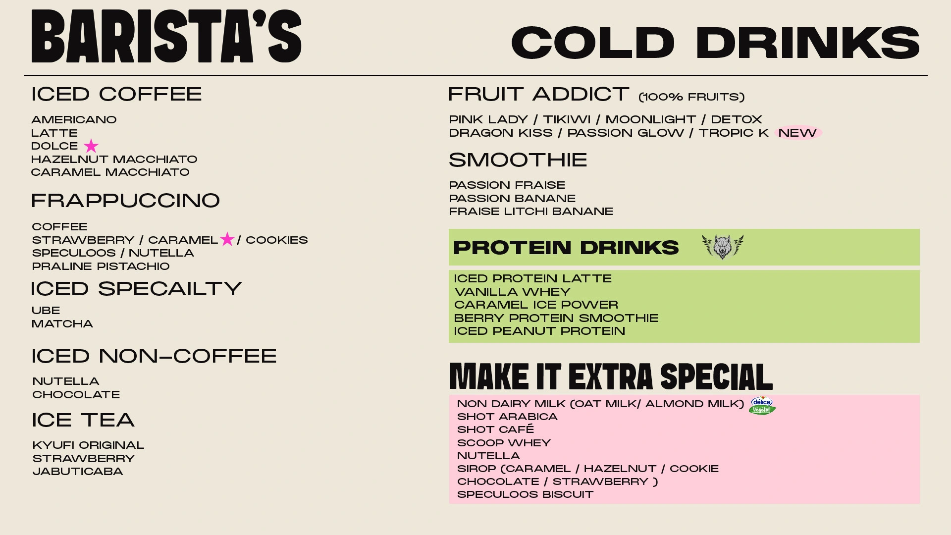 hot drinks